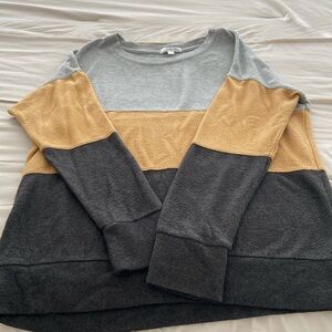 Color block sweatshirt